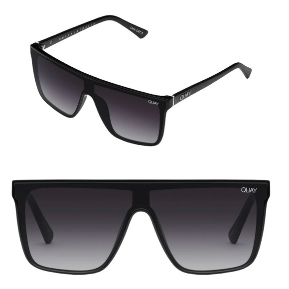Quay Australia Accessories - Quay Nightfall Flat Top Polarized Unisex Sunglasses New in case with cloth